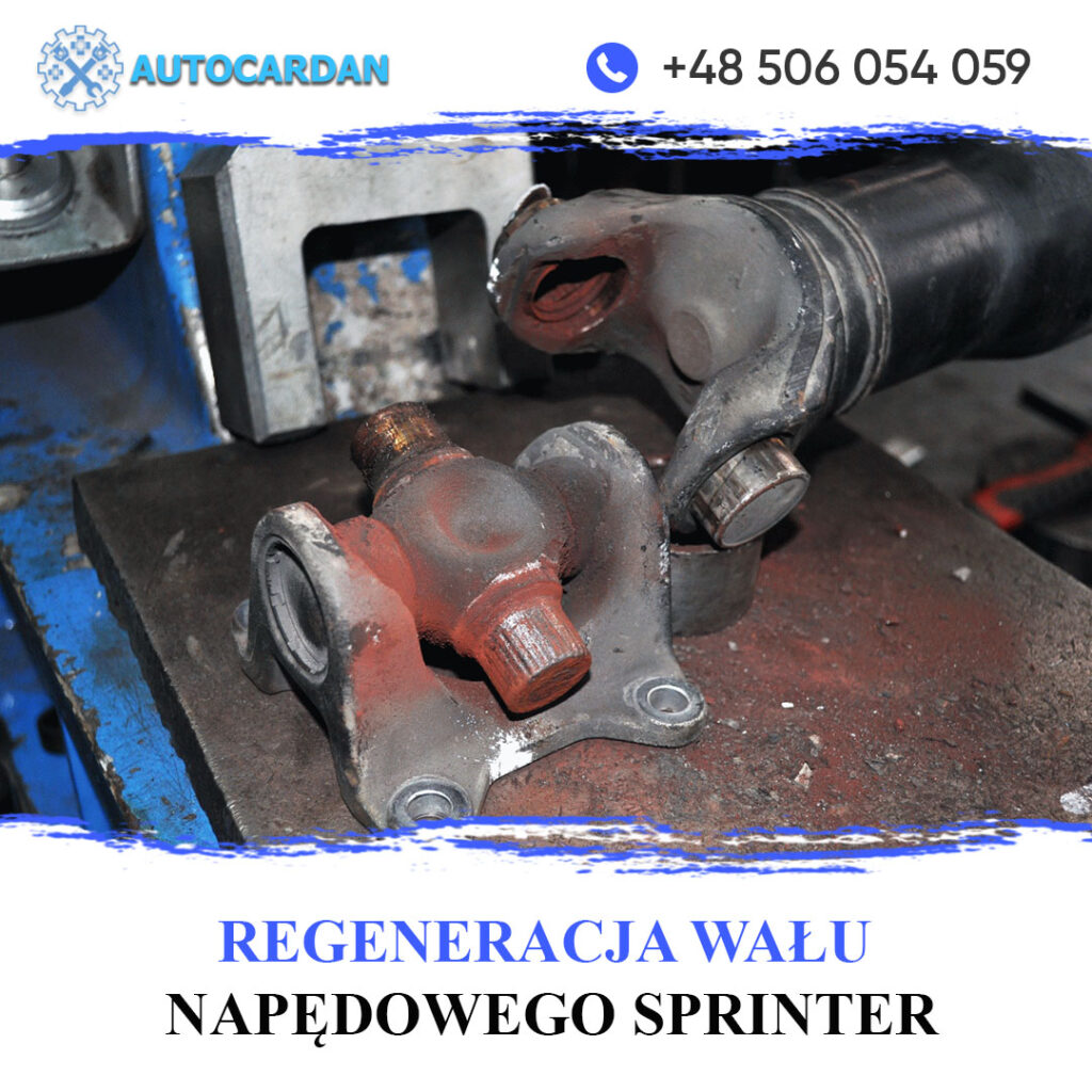 spalony krzyżak wału napędowego sprinter
