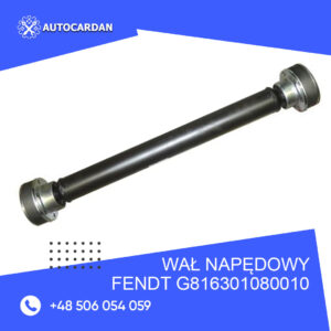 Wał napędowy przedniej osi  FENDT g816301080010