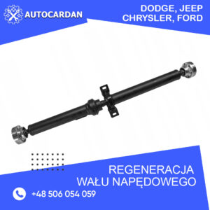 regeneracja wału napędowego Jeep, Dodge, Chrysler, Chevrolet, Ford, Mustang