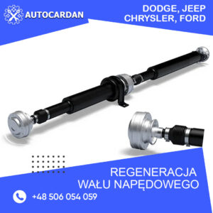 regeneracja wału napędowego Jeep, Dodge, Chrysler, Chevrolet, Ford, Mustang