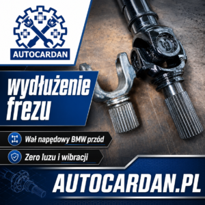 wydłużenie frezu wal napędowy BMW przód